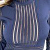 BALMAIN Dark Blue Mini Dress