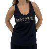 BALMAIN Black Logo Tank Top