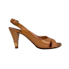 LOUIS VUITTON Monogram Vernis Beige Heels