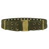 GUCCI Khaki Green Canvas Belt