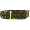 GUCCI Khaki Green Canvas Belt