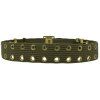 GUCCI Khaki Green Canvas Belt
