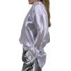 ALBERTA FERRETTI Metallic Lila Shirt