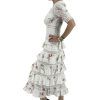 ZIMMERMANN White Floral Maxi Dress