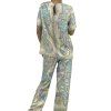 EMILIO PUCCI Colorful Pastel Blouse And Trousers Set
