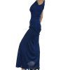 MISSONI Dark Blue Metallic Maxi Dress