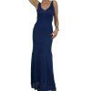 MISSONI Dark Blue Metallic Maxi Dress