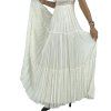 ALBERTA FERRETTI White Spaghetti Strap Maxi Dress