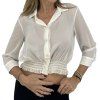 VALENTINO White Silk Blouse
