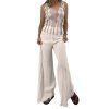 MISSONI White Top & Trousers & Headband Set