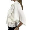 CHLOÉ White Cropped Blouse