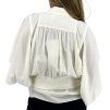 CHLOÉ White Cropped Blouse