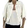 CHLOÉ White Cropped Blouse