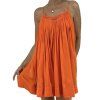 STELLA McCARTNEY Orange Silk Mini Dress