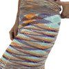MISSONI Sequin Blue And Orange Top And Trousers Set