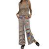 MISSONI Sequin Blue And Orange Top And Trousers Set