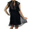 ALBERTA FERRETTI Black Mini Dress
