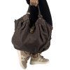 LOUIS VUITTON Mahina L Leather Brown Bag