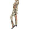 ALBERTA FERRETTI Beige Printed Shirt And Trousers Set