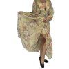 ZIMMERMANN Yellow Floral Silk Maxi Dress
