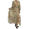 ZIMMERMANN Yellow Floral Silk Maxi Dress