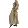 ZIMMERMANN Yellow Floral Silk Maxi Dress