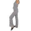 MAX MARA Black And White Striped Top And Trousers Set