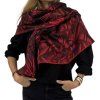 CARTIER Red Printed Scarf