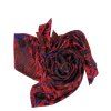 CARTIER Red Printed Scarf
