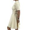 CHRISTIAN DIOR Cream White Dress