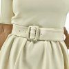 CHRISTIAN DIOR Cream White Dress