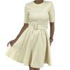 CHRISTIAN DIOR Cream White Dress