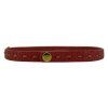 FENDI Selleria Pink Leather Double Wrap Bracelet