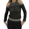 FENDI Black Off-Shoulder Top