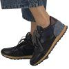 VALENTINO Black And Dark Blue Sneakers
