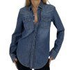 YVES SAINT LAURENT Blue Denim Shirt
