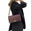 CHANEL Boy Burgundy Medium Flap Bag