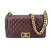 CHANEL Boy Burgundy Medium Flap Bag