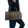 LOUIS VUITTON Papillon 30 Shoulder Damier Canvas Tote bag