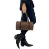 LOUIS VUITTON Papillon 30 Shoulder Damier Canvas Tote bag