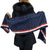 LOUIS VUITTON Dark Blue Scarf