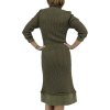 SPORTMAX Midi Khaki Dress