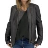 MAX MARA Brown Leather Jacket