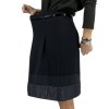 MAX MARA Black Belt Skirt