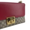 GUCCI Padlock Monogram Red Bag