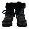 MOU Black Ankle Boot