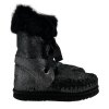 MOU Black Ankle Boot
