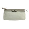 SALVATORE FERRAGAMO Cream Cosmetic Clutch