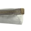 SALVATORE FERRAGAMO Cream Cosmetic Clutch