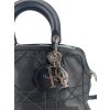 CHRISTIAN DIOR Black Leather Calfskin Granville Bag